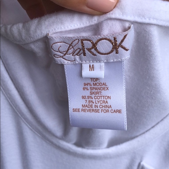 LaROK White&Black Mini Dress! 🤍🖤 - Picture 4 of 6